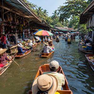 ตลาดน้ำดำเนินสะดวก